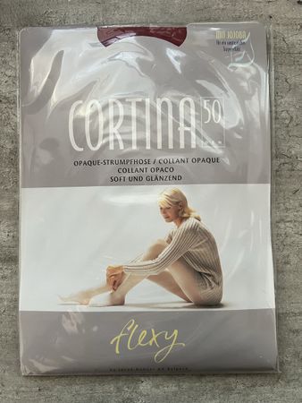 Cortina Strumpfhose rot Grösse S 50 den (neu)