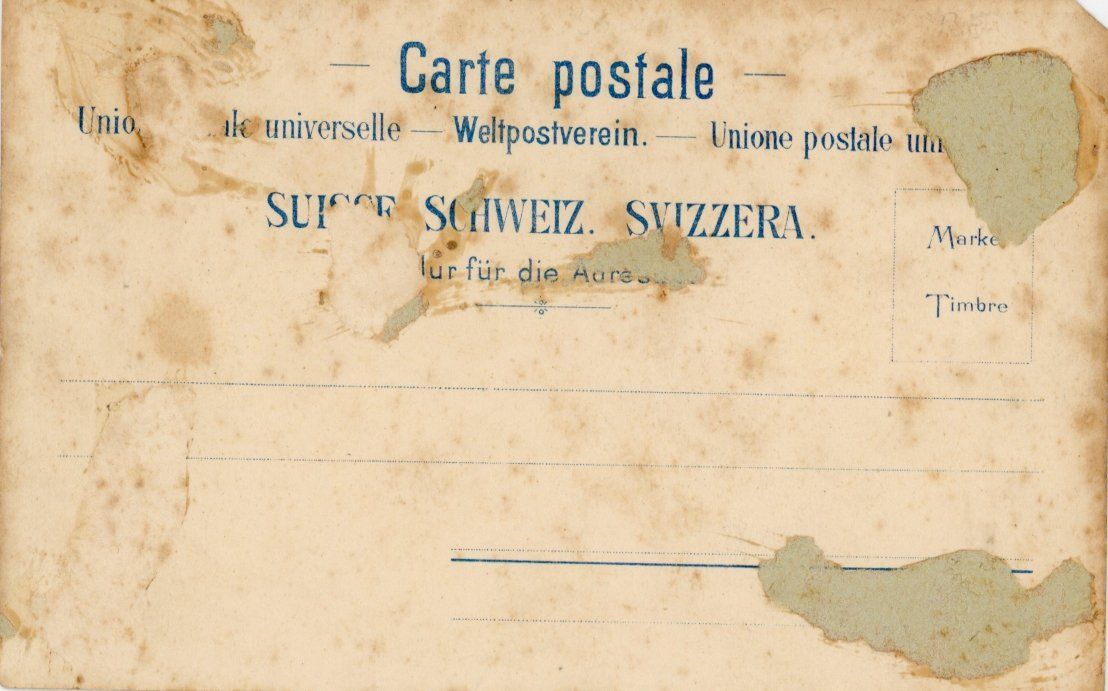 Ansichtskarten: Lammi  BE   -  GRIMSEL-Postkutsche , Wirtschaft    um 1900 – Gebraucht aus Brig von Valcards54 1