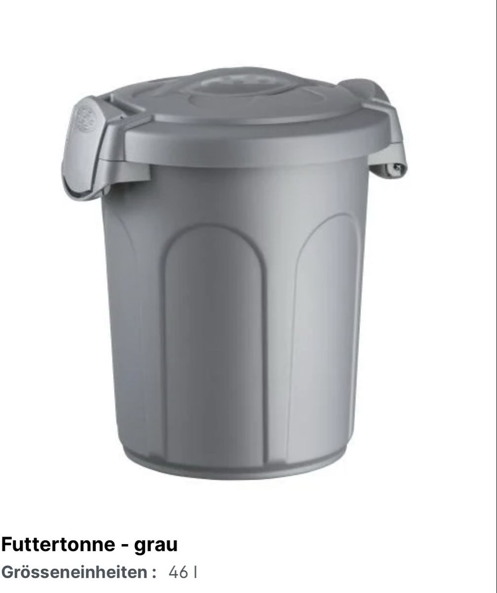 Contenitori & Simili: 2x Futtertonne grau 46 Liter – Nuovo e nell'imballaggio originale da Baar venduto da evs_2ybk