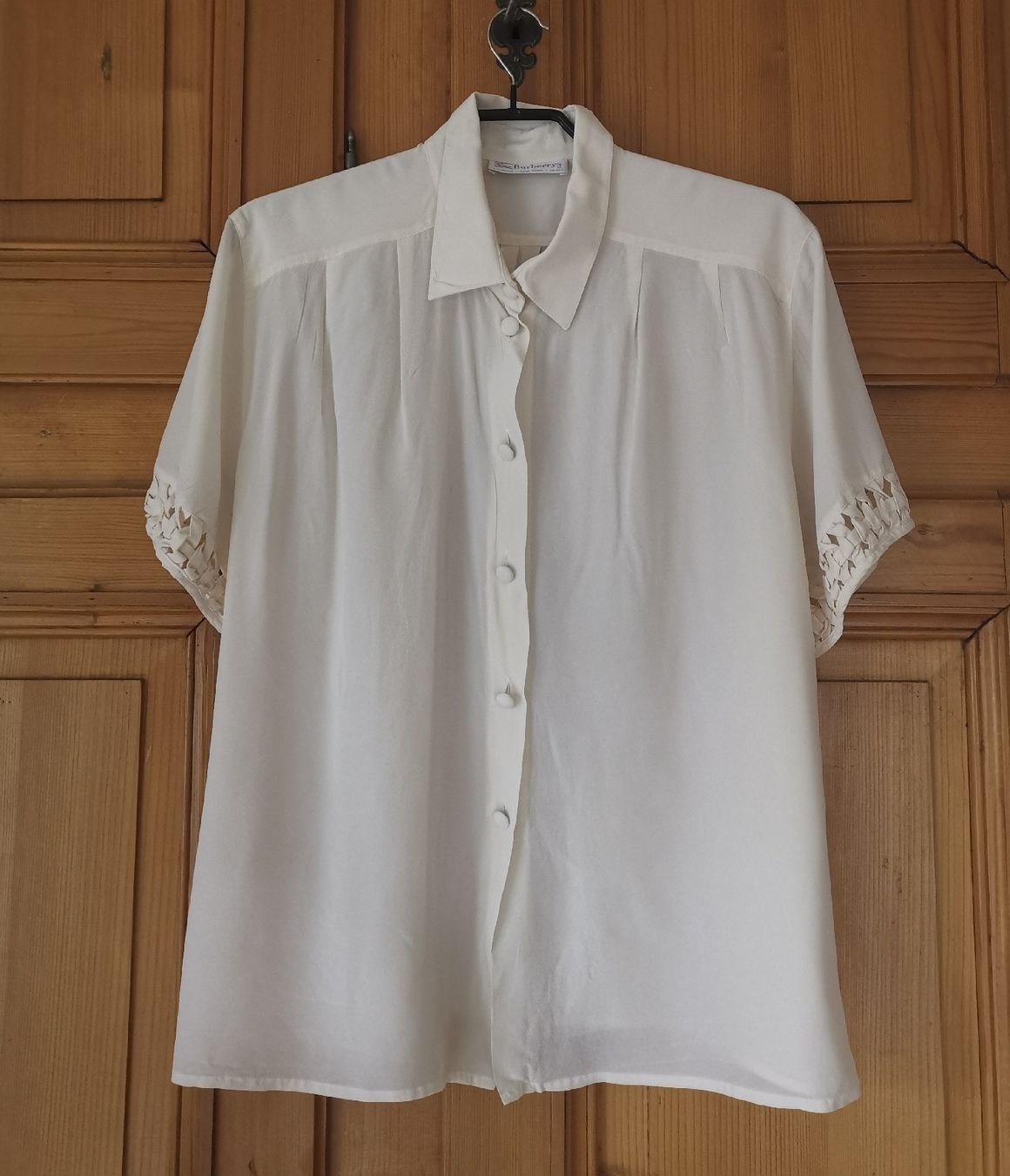 Burberry Camicette: Burberry Seidenbluse  – Usato da Uerikon venduto da pink_flamingo