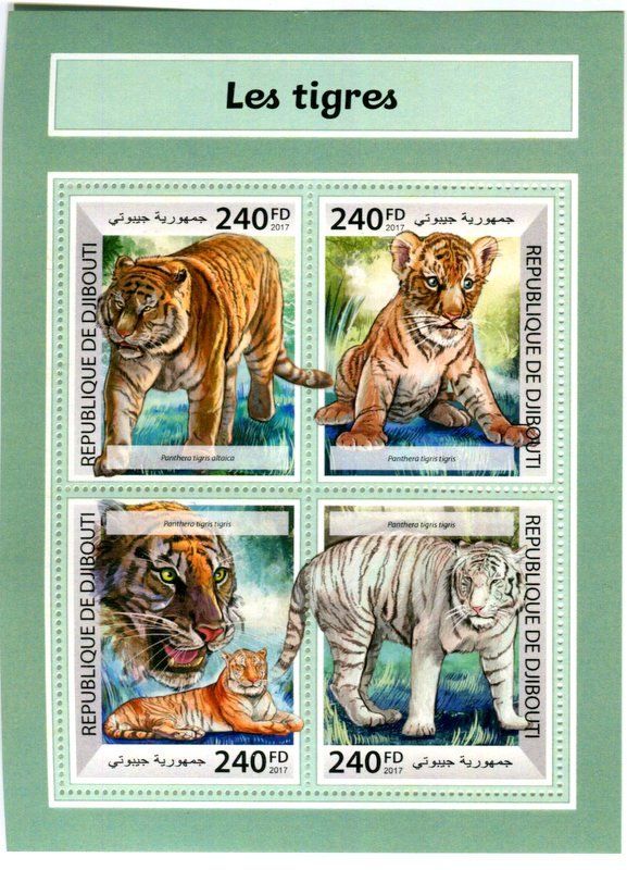Tutti i francobolli: Block "Tiger". Dschibuti – Nuovo e nell'imballaggio originale da Basel venduto da Butsch5