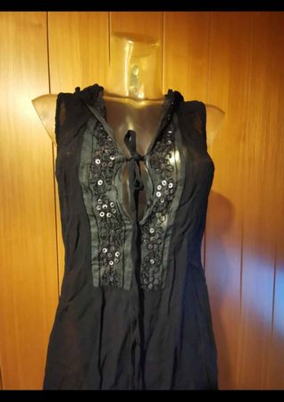 Damen Kleid Gr. 36/S mit Kapuze
