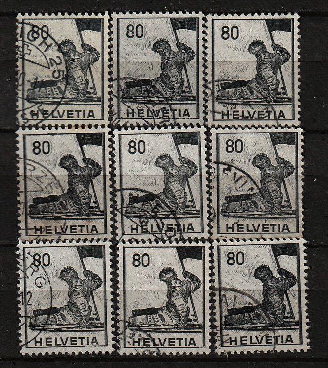 Tutti i francobolli: 1941 Historische Bilder ZNr. 246 – Usato da Arlesheim venduto da gaugi43