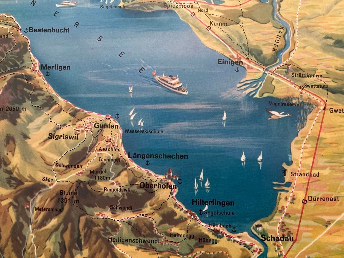 Poster & Bilder: Plakat  Thunersee – Gebraucht aus Kaiseraugst von wombat51 3