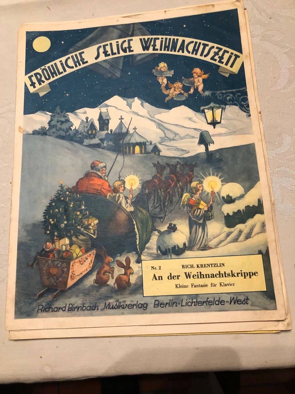 Toutes les décorations: An der Weihnachtskrippe Noten – D'occasion à Ennetbürgen par Dosi6 1
