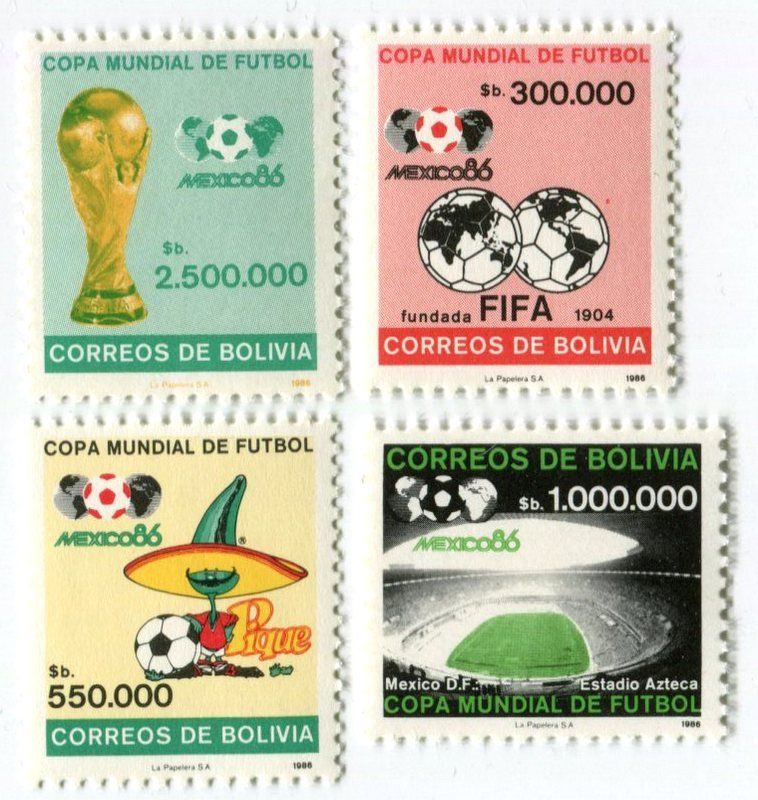 Alle Briefmarken: Briefmarken "Fussball". Bolivien – Neu und originalverpackt aus Basel von Butsch5