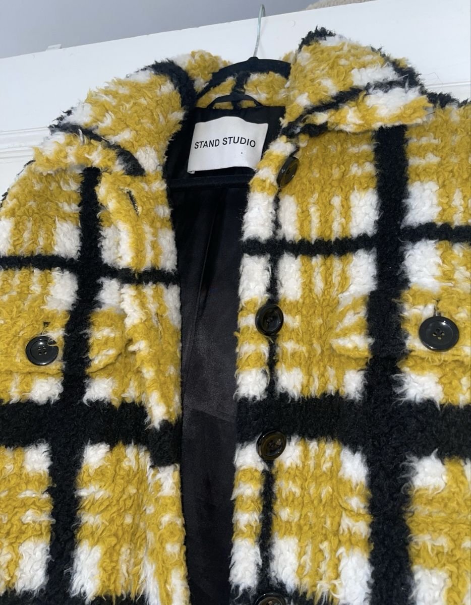Stand Studio Cappotti: STAND STUDIO Jacke, gelb kariert, M – Usato da Cadenazzo venduto da Adri.Ela 3