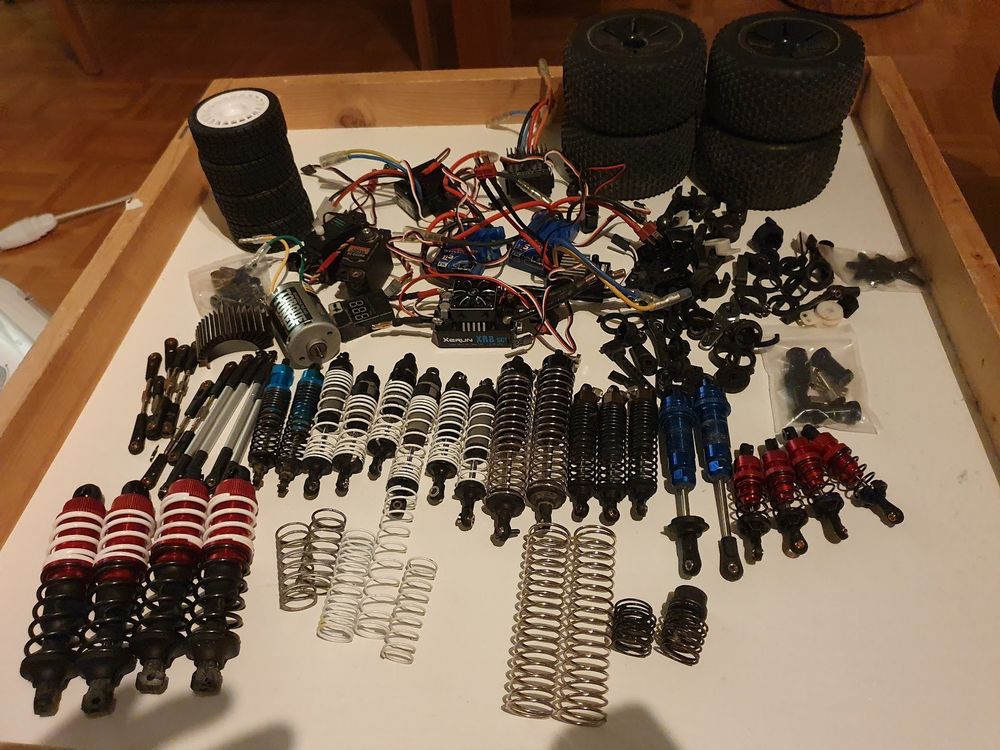 TBEST RC Car Stoßdämpfer 85mm - 2 Stück, Metall, Für 1/10 HSP Modelle, Ersatzteil