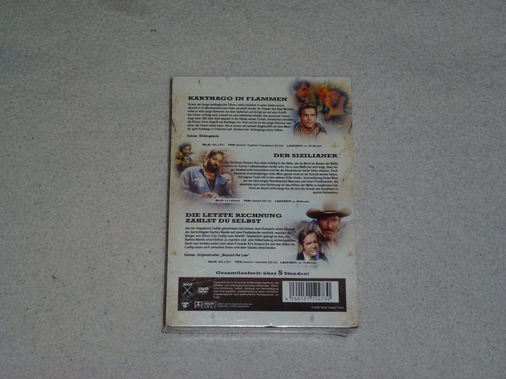 3 DVDs BoxSet BUD SPENCER und TERRENCE HILL / NEU&OVP