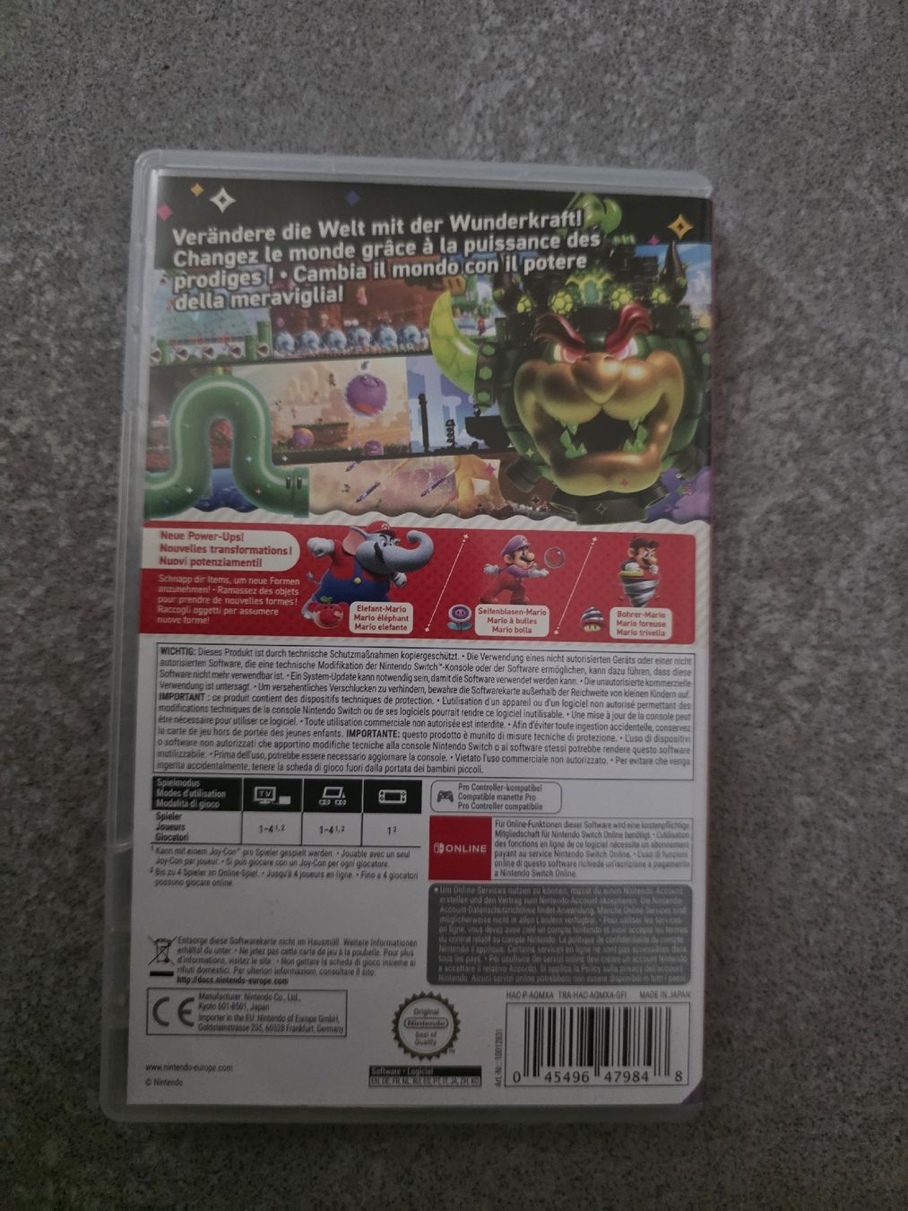 Nintendo Giochi: Super Mario Bros. Wonder – Usato da Zug venduto da Mandon 1