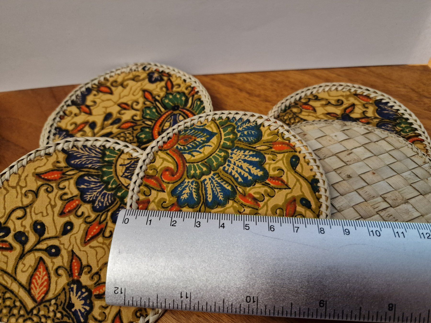 Untersetzer: 6 schöne Batik-Untersetzer mit Dose, neuwertig – Neu (gemäss Beschreibung) aus Zürich von Allerlei_Shop 5