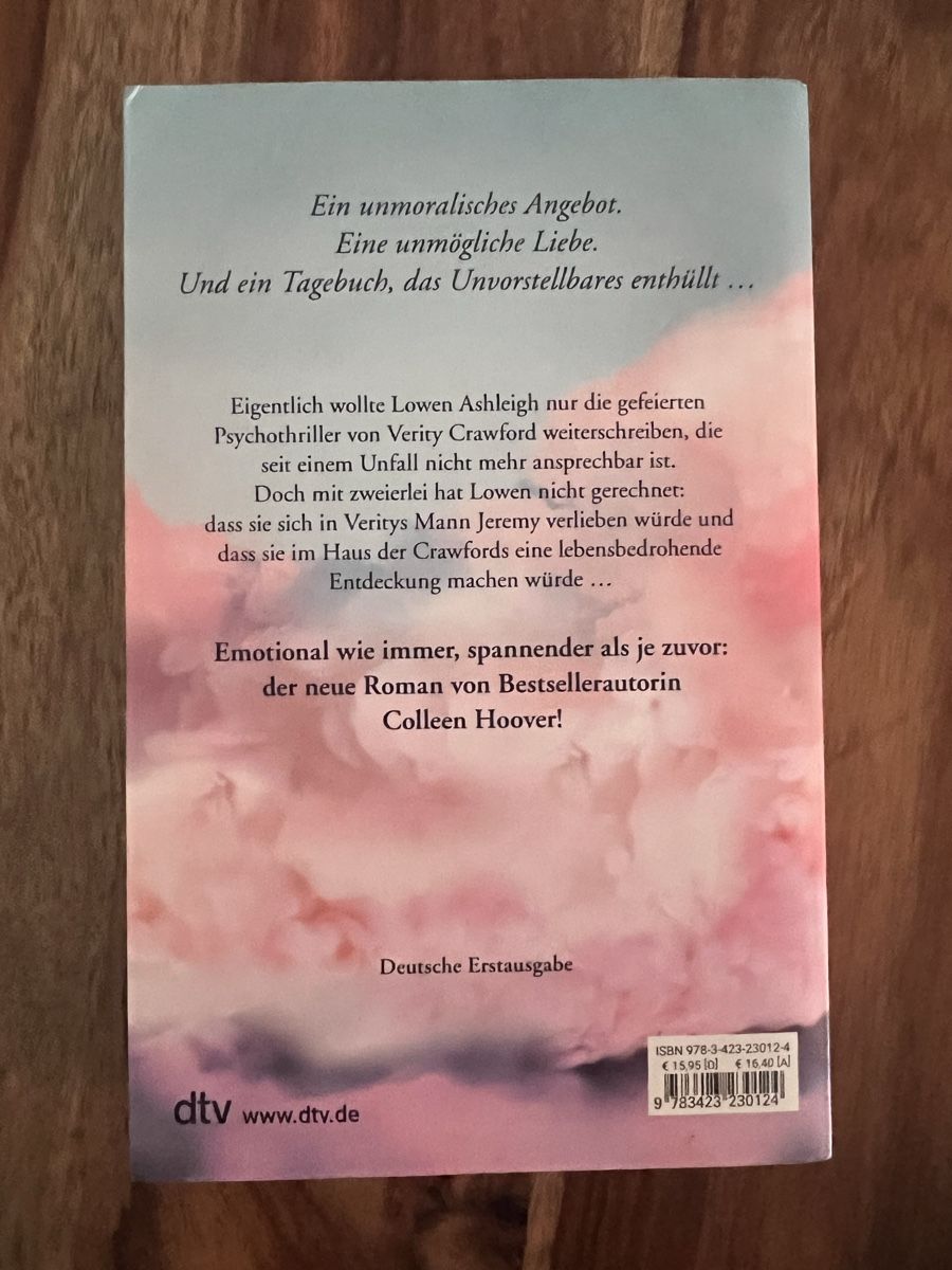 Libri: Buch Verity - Colleen Hoover – Usato da Fällanden venduto da cece_ 1