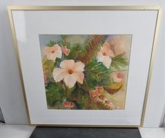 Aquarell Madonnenlilien von 1998