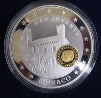 Monaco - 10 Jahre Euro Münzen  2011 - 50 mm - PP