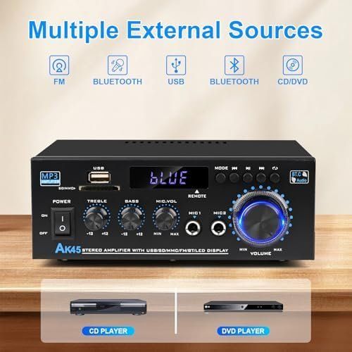 Verstärker: HiFi-Verstärker Mini Bluetooth Stereo Audio Verstärker – Neu und originalverpackt aus Hundwil von Pakethase 2