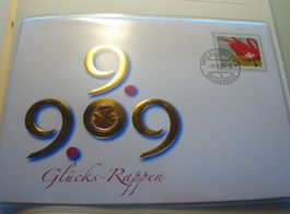 Brief 9.9.09-9, mit Glücksräppler, o St Gallen