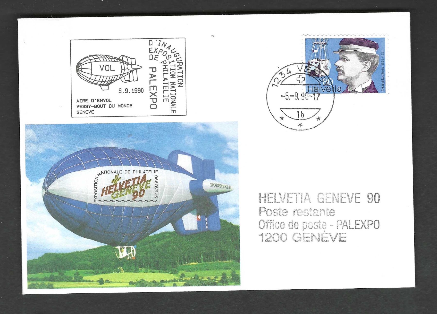 Tutti i francobolli: CH FDC Palexpo 1990 – Usato da Koblenz venduto da Markenhimmel