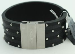 POLICE Armband AVENGER Leder Edelsahlarmband Männer Frauen c