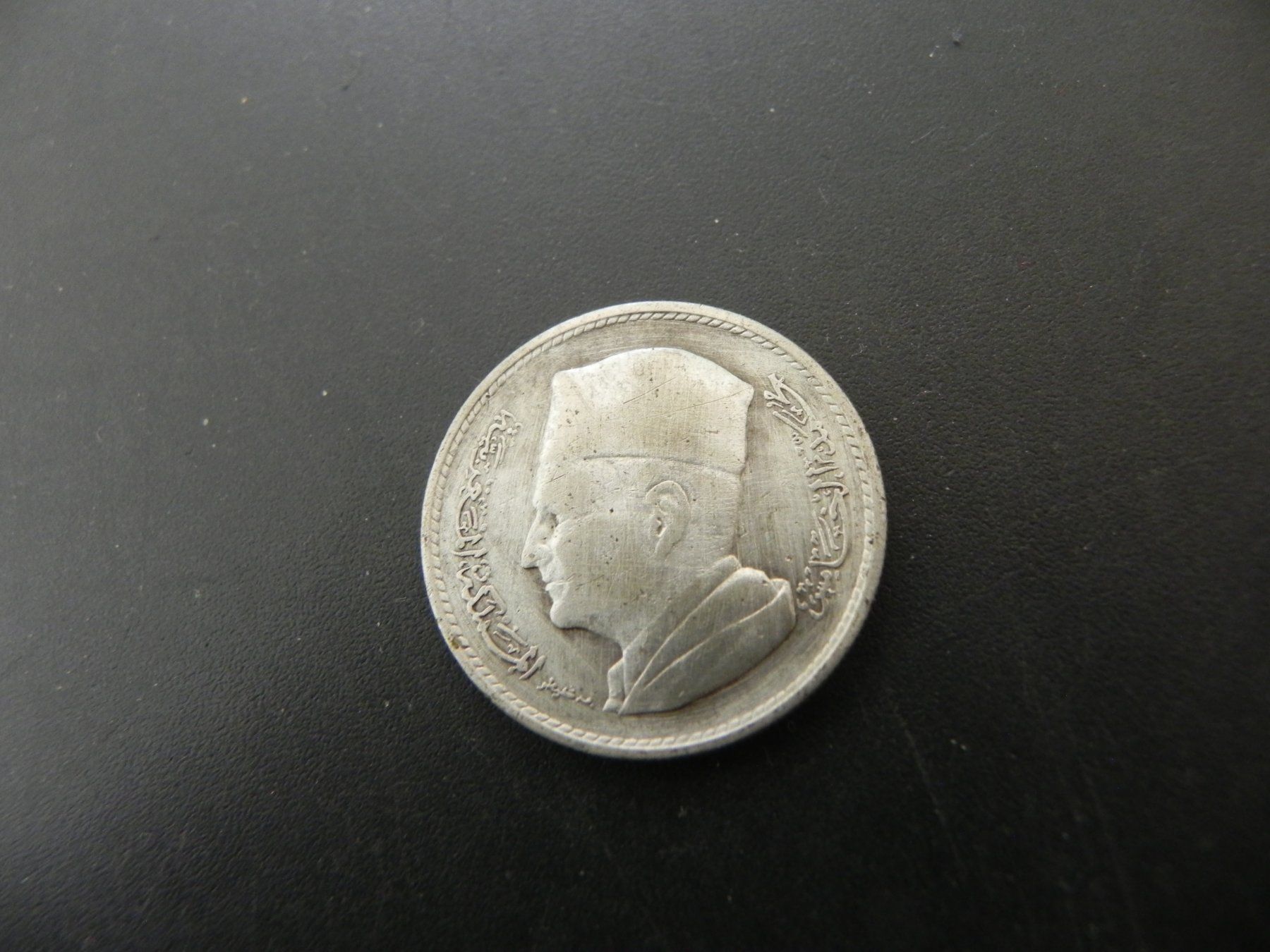 Tutti le monete: Marokko 1 Dirham 1960 Silber (0.6) 6 g – Usato da Biel/Bienne venduto da Gogolozi 1
