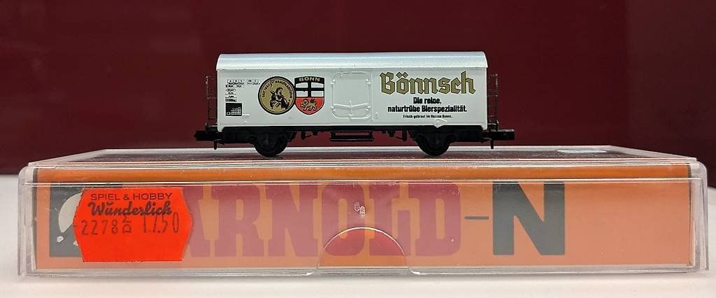 Arnold Modellini di ferrovie: Spur N Kühlwagen "Bönnsch" – Usato da Reinach BL venduto da angus74