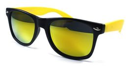 Revo Wayfarer Sonnenbrille Bicolor schwarz gelb SBU1025YLW