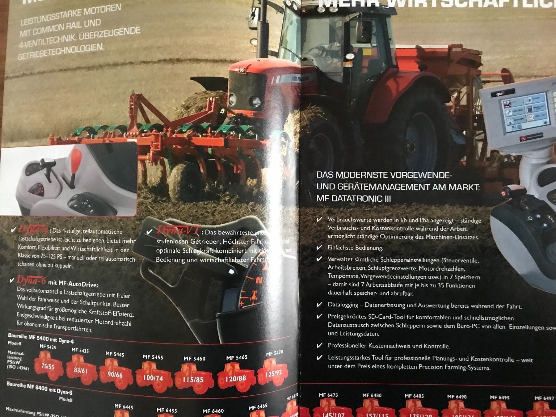 Documenti: MF Massey Ferguson Prospekt – Usato da Balterswil venduto da Jeko1967 1