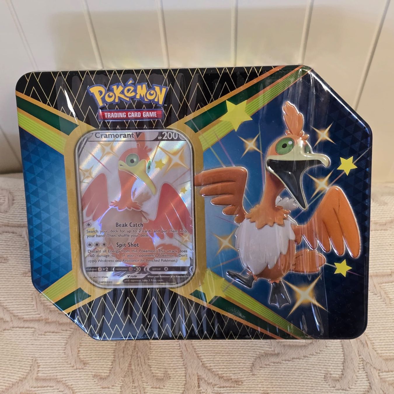 Pokémon Carte collezionabili: Pokémon Shining Fates Eldegoss V-Tin box – Nuovo e nell'imballaggio originale da Basel venduto da Galia2000