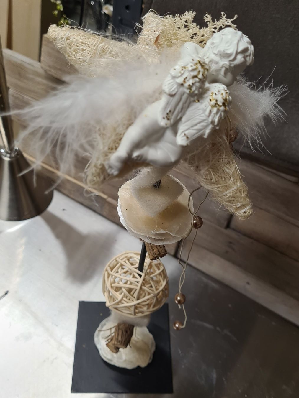 Tutte le decorazioni: Weihnachtsdeko mit Engel, Handarbeit – Nuovo (secondo la descrizione) da Amriswil venduto da kleindeko 4