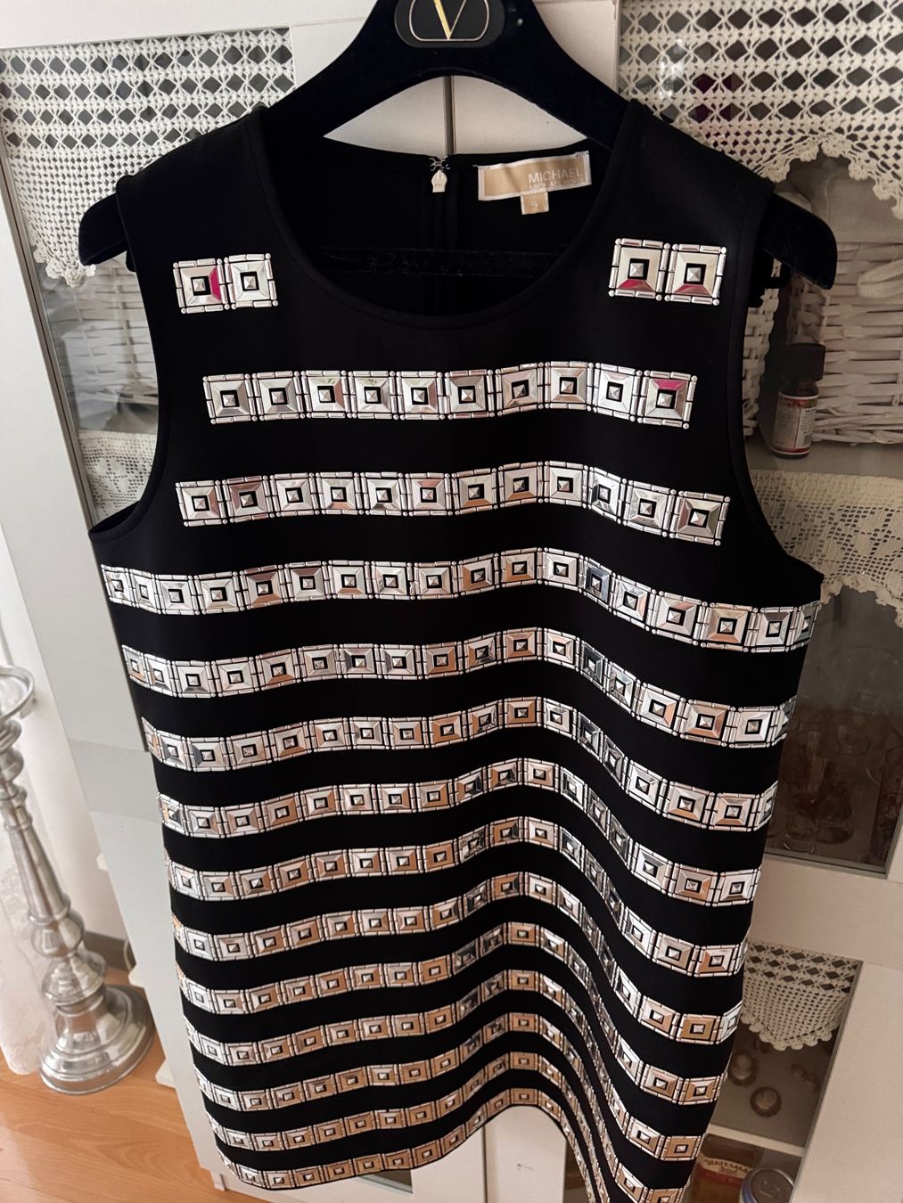 Michael Kors Kleider: Kleid schwarz-silber Grösse XL neu – Gebraucht aus Niederurnen von Chanel40 5