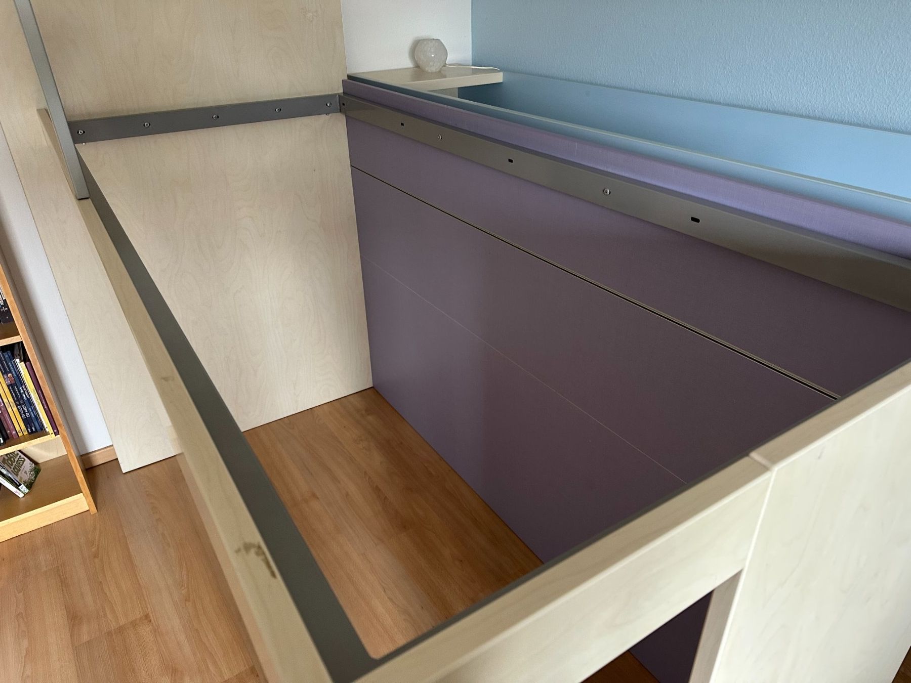 Letti: Lit superposé ERBA avec table de nuit, escalier et rangement – Usato da Thônex venduto da sui_001 7