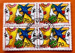 4 er Block Nr.833 mit Stempel 1992 Uttwil   