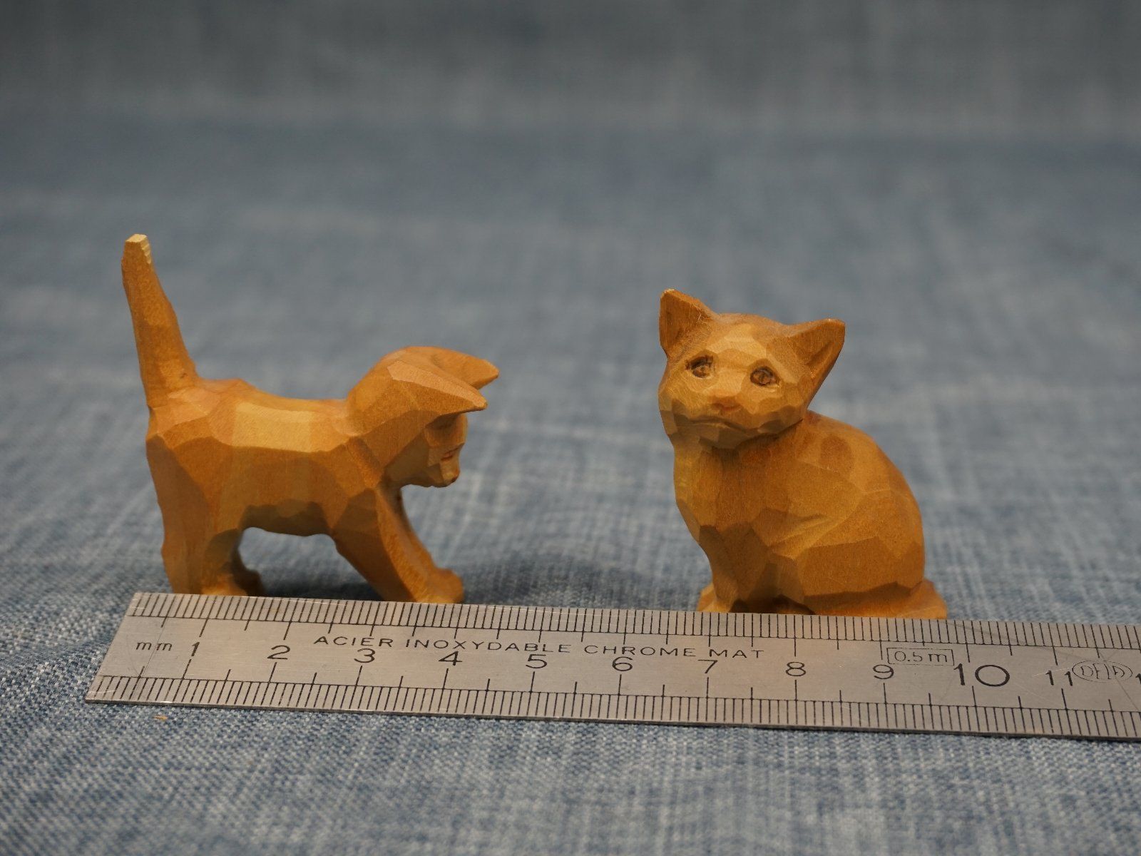 Figuren: Katzenfiguren Handgeschnitzte – Neu (gemäss Beschreibung) aus Diessbach b. Büren von Crocharry 6