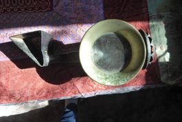 Antike LaMPE FÜR kERZE FÜR DRAUSSEN MONTIERBAR An Pfahl ect