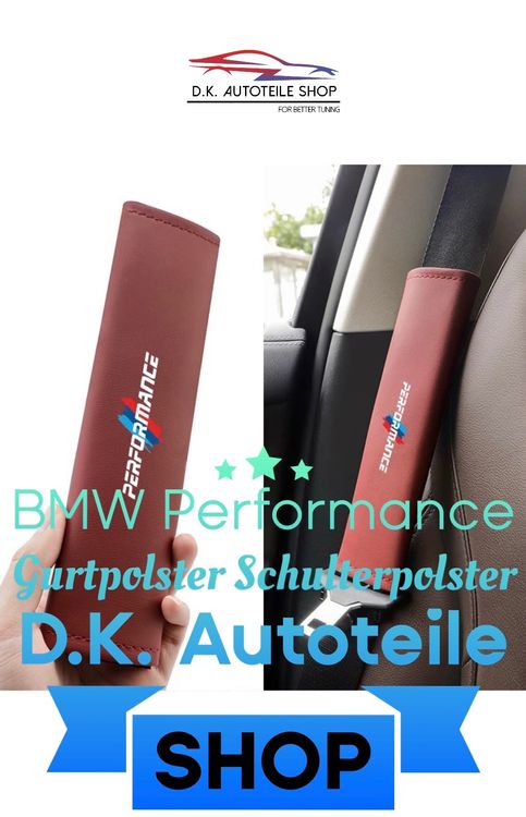 Gurtpolster Für BMW Z4 2019-2024 - 2-tlg. Komfort-Set Für Sicherheitsgurte