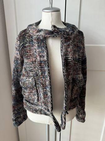 Schicke Tweedjacke Gr. 36 Kurzjacke Vintage Look