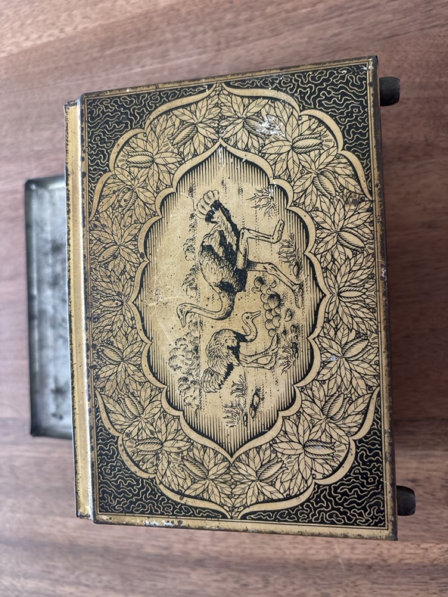 Barattoli: Antike Dose mit Tier- & Orient-Motiven, Jugendstil, Schatull – Usato da Kriens venduto da mir_v8ww 1
