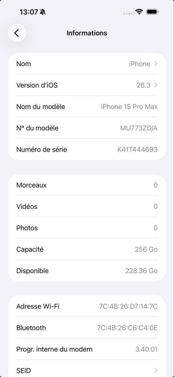 Apple Handys / Smartphones: iPhone 15 Pro Max 256 Go Noir excellente condition – Gebraucht aus Mont-sur-Rolle von Dealer8 3