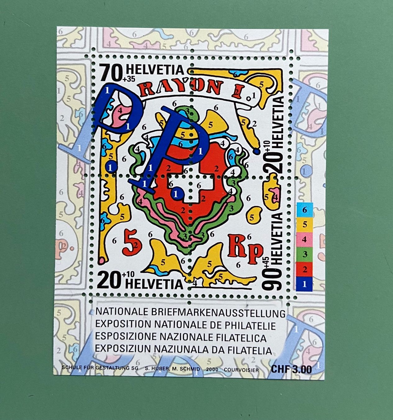 Alle Briefmarken: Alte Schweizer Briefmarken Rayon I, Ausst. St. Gallen 2000 – Neu (gemäss Beschreibung) aus Münchringen von Hegelime-38