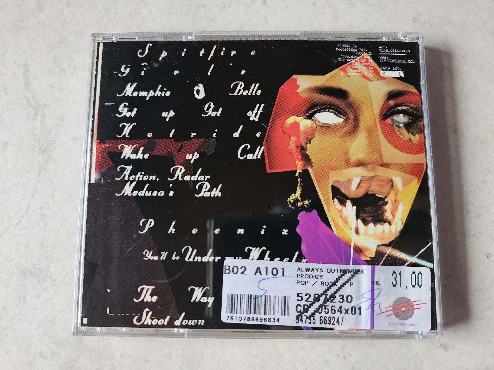 CD: Prodigy  -  Always Outnumbered, Never Outgunned – Usato da Schneisingen venduto da backstore24 1