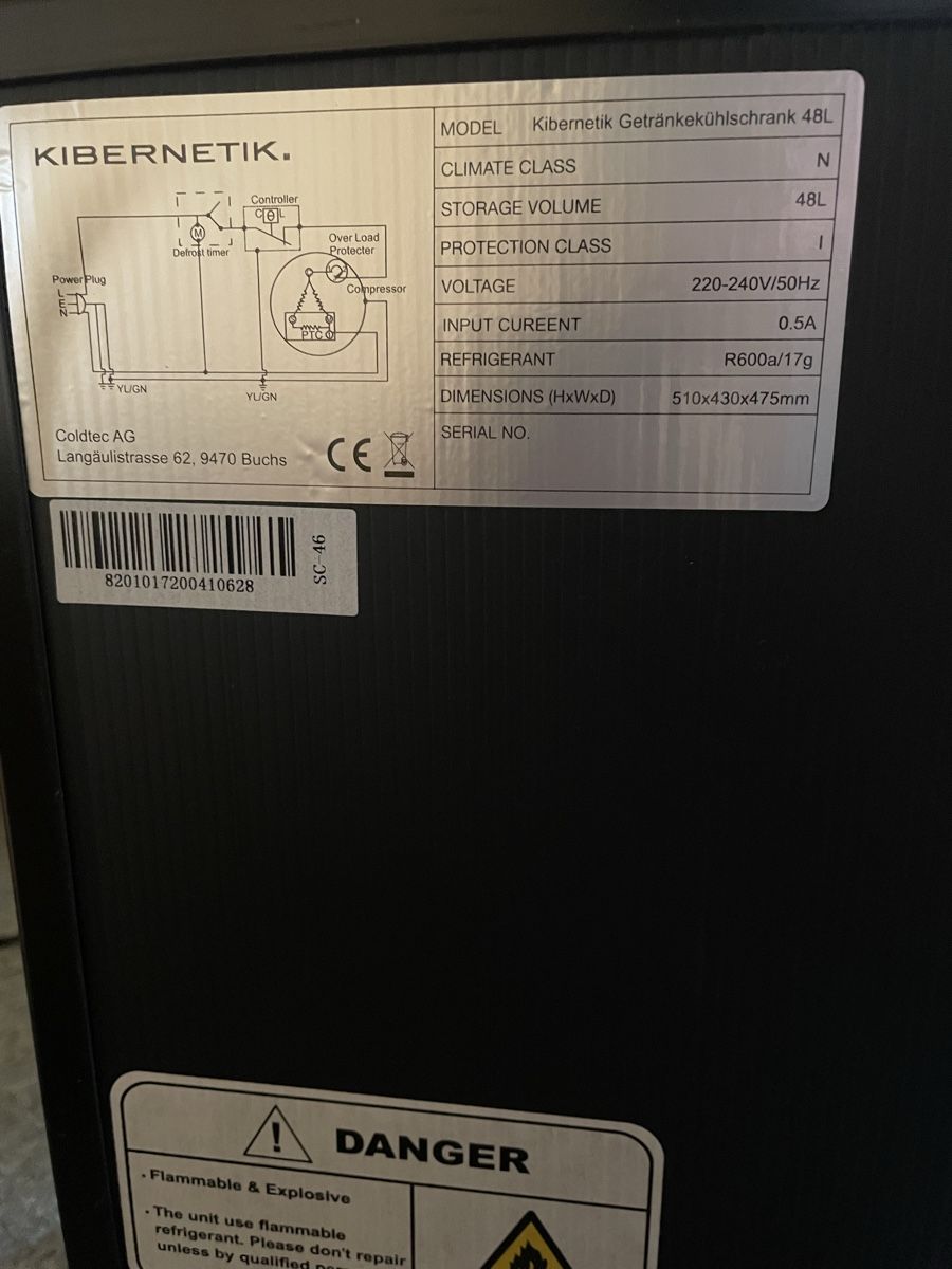 Kibernetik Réfrigérateurs: Mini Kühlschrank – D'occasion à Sargans par Brauchli.A 2