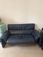 De Sede DS-2011 Vintage Ledersofa Designklassiker Blau