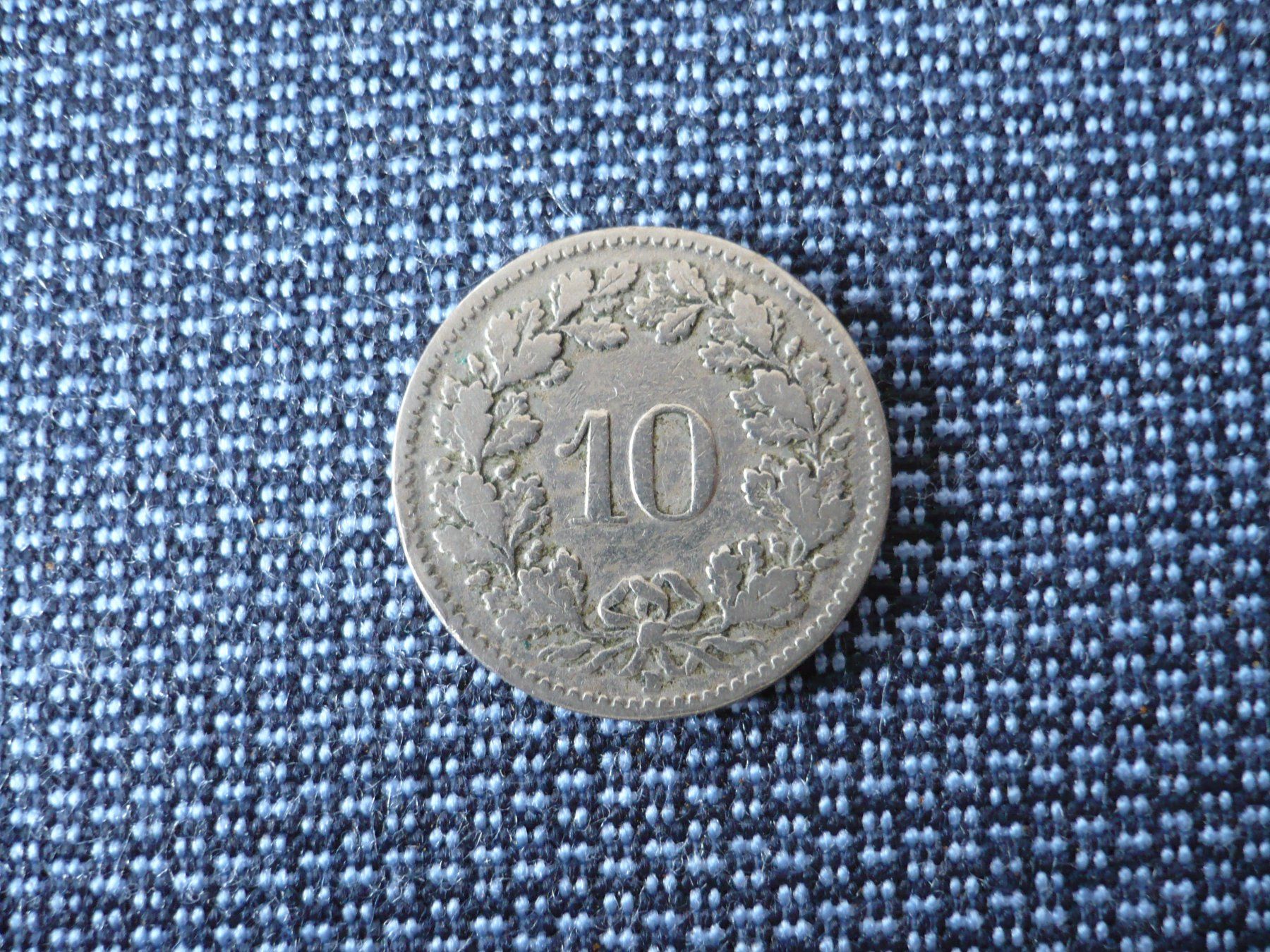 Alle Münzen: 10 Rappen 1908 – Gebraucht aus Winterthur von kormorans 1