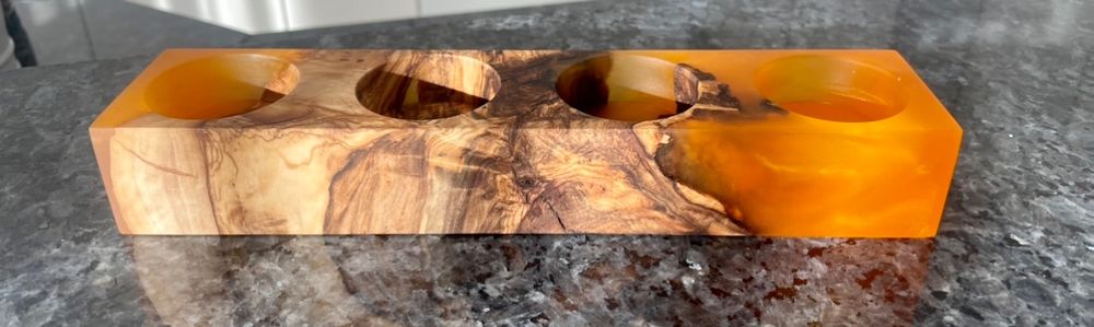 Burano Kühlschrankmagnet Mit Gondeln - 3D Holz Epoxidharz 8x6cm Italien Souvenir