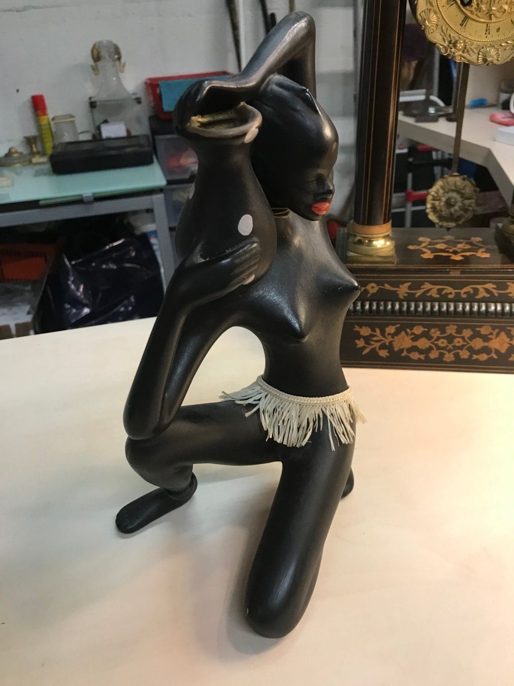 Statuette: Cortendorf Figur Akt Keramik um ca.1958 – Usato da Sugiez venduto da brockicenter 1