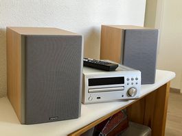 DENON CD-Receiver RCD-M39DAB 2 x 30W mit Lautsprechern