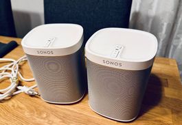 2x Sonos Play:1 WLAN-Lautsprecher weiss