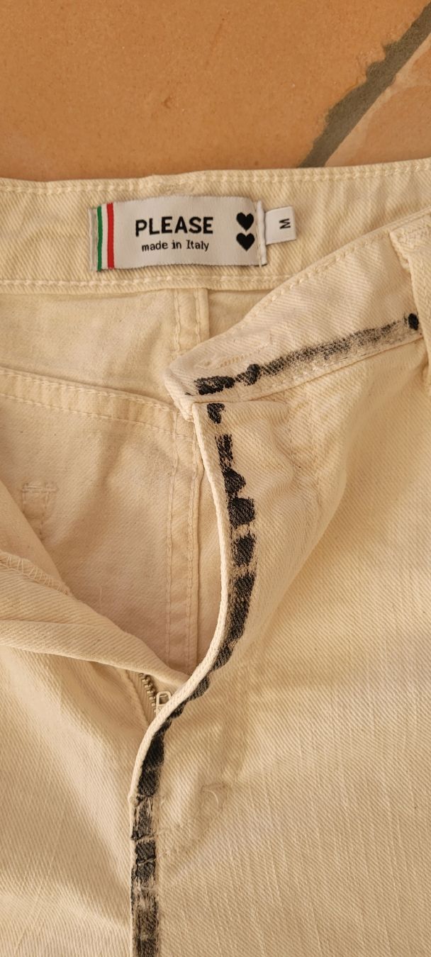 Please Jeans Jeans: Jeans please M blanc crème – Nuovo (secondo la descrizione) da Echallens venduto da frimousse2008 4