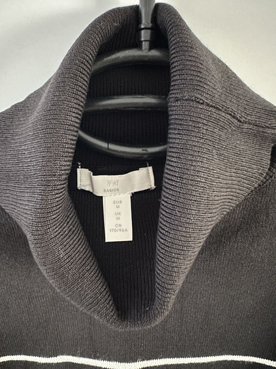 H&M Maglioni & Felpe: Rollkragenpullover H&M schwarz/weiss Gr. M – Usato da Ermatingen venduto da nic_x2tf 1
