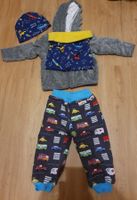 Babauba Kuschelhose & Kuscheljacke 80 / 86 NEU Schal & Mütze
