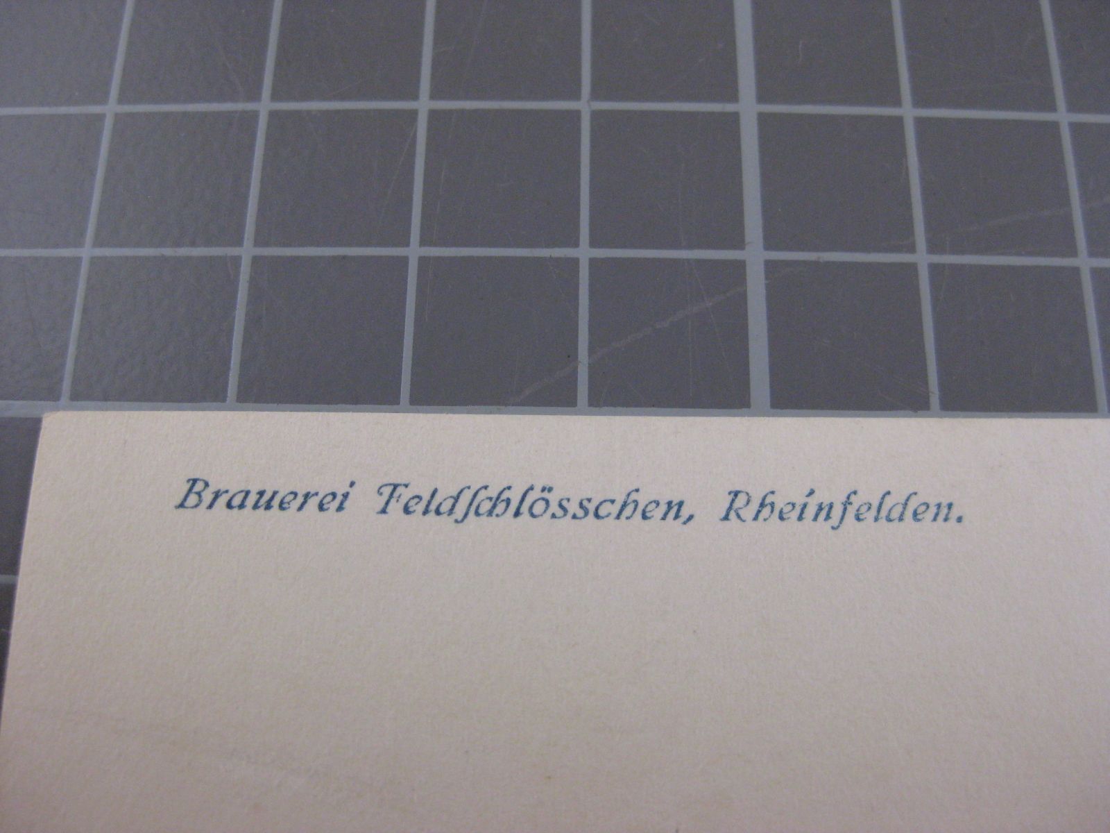 Cartoline postali: Rheinfelden Brauerei Feldschlösschen – Usato da Malters venduto da Marosko 2